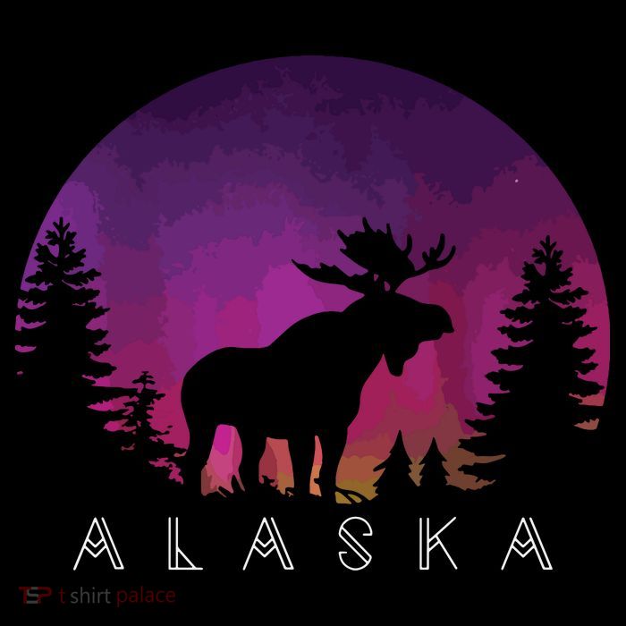 Alaska Moose Borealis Alaskan Landscape Apron