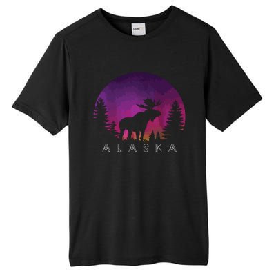 Alaska Moose Borealis Alaskan Landscape Tall Fusion ChromaSoft Performance T-Shirt