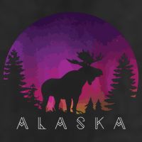 Alaska Moose Borealis Alaskan Landscape 15oz Campfire Ceramic Mug