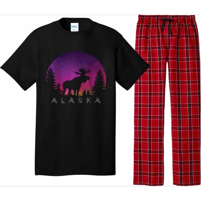 Alaska Moose Borealis Alaskan Landscape Pajama Set