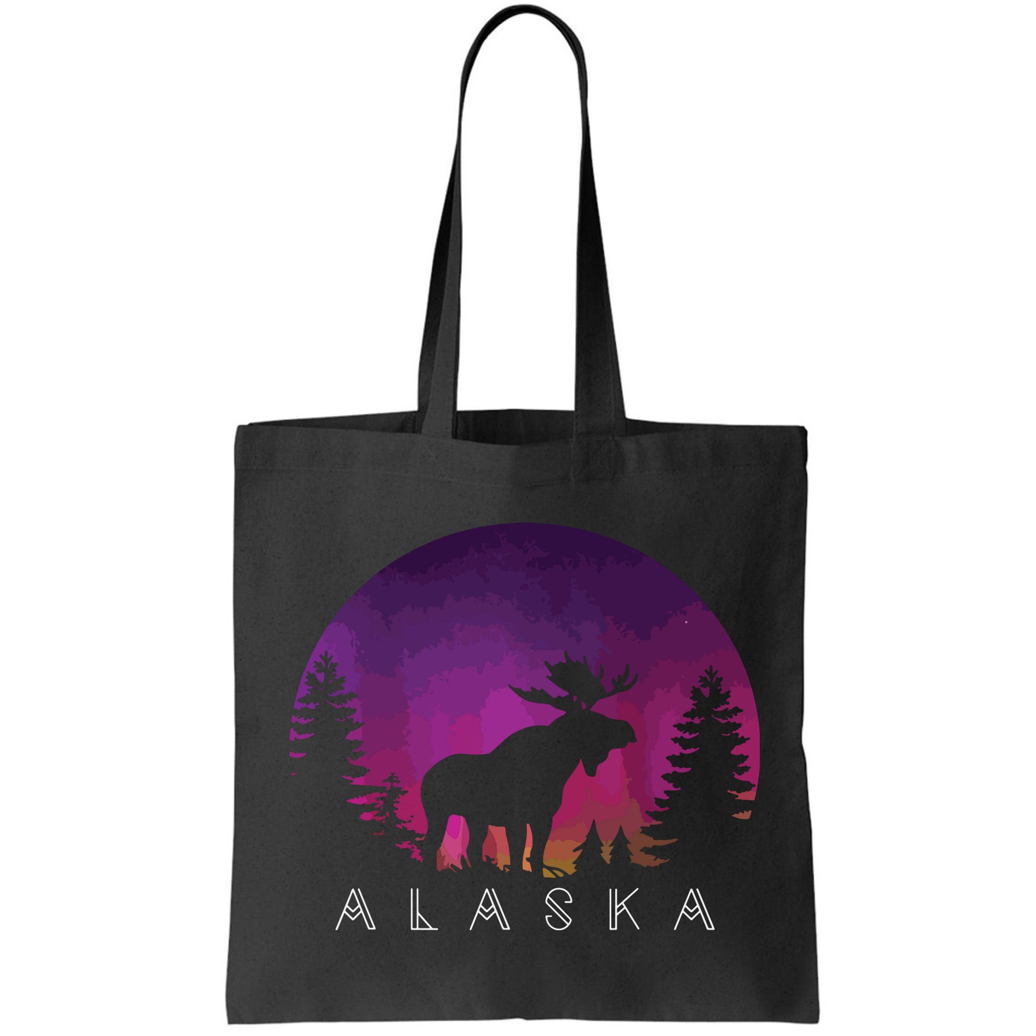Alaska Moose Borealis Alaskan Landscape Bag