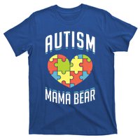 Autism Mama Bear Heart Puzzle Cute Autism Awareness Gift T-Shirt