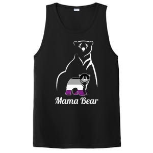 Asexual Mama Bear Asexual Pride LGBT Ace Pride Flag Mom PosiCharge Competitor Tank