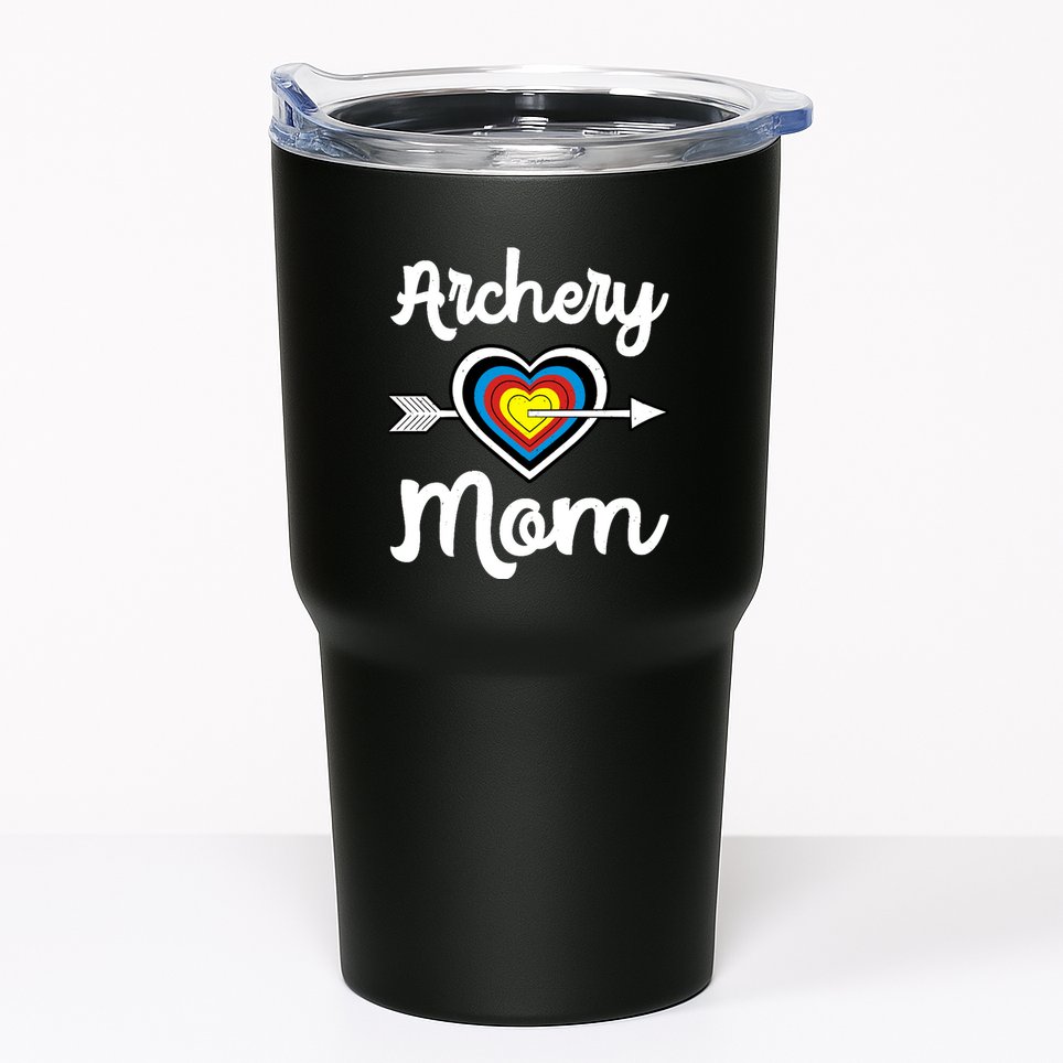 Archery Mom Bowwoman Archer Mother's Day Bowhunter Arrow Hoodie Tumbler