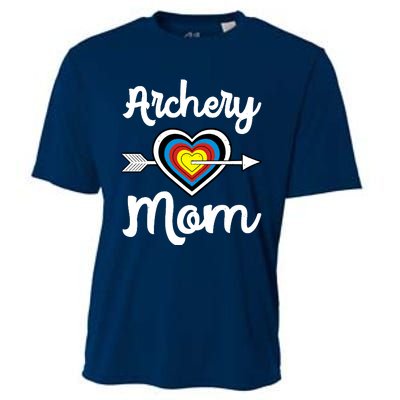 Archery Mom Bowwoman Archer Mother's Day Bowhunter Arrow Hoodie Cooling Performance Crew T-Shirt