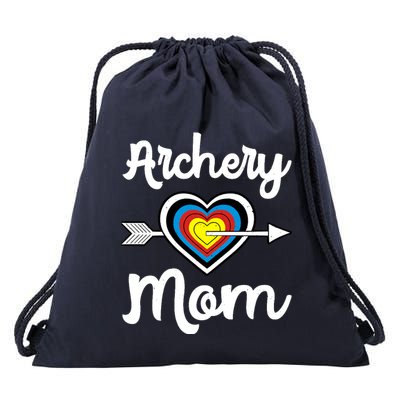Archery Mom Bowwoman Archer Mother's Day Bowhunter Arrow Hoodie Drawstring Bag