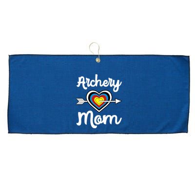 Archery Mom Bowwoman Archer Mother's Day Bowhunter Arrow Hoodie Large Microfiber Waffle Golf Towel