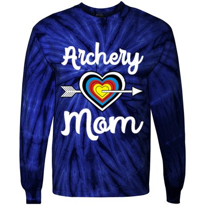 Archery Mom Bowwoman Archer Mother's Day Bowhunter Arrow Hoodie Tie-Dye Long Sleeve Shirt