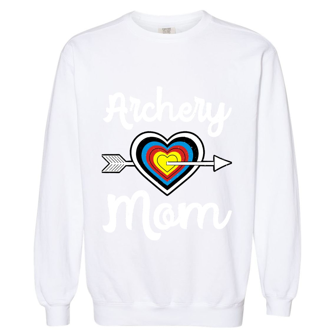Archery Mom Bowwoman Archer Mother's Day Bowhunter Arrow Hoodie Garment-Dyed Sweatshirt