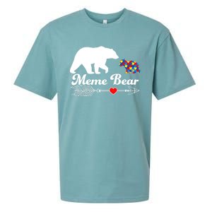 Autism Meme Bear Puzzle Autism Awareness Autistic Support Cute Gift Sueded Cloud Jersey T-Shirt