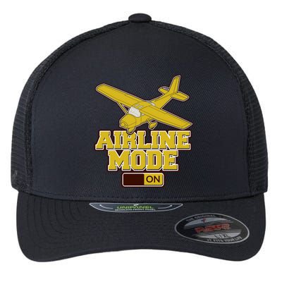 Airline Mode Best C172 Flying Pilot Gift Flexfit Unipanel Trucker Cap