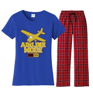 Airline Mode Best C172 Flying Pilot Gift Women's Flannel Pajama Set