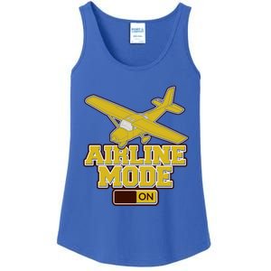 Airline Mode Best C172 Flying Pilot Gift Ladies Essential Tank