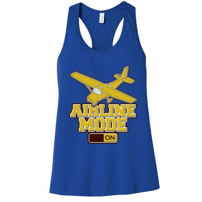 Airline Mode Best C172 Flying Pilot Gift Women's Racerback Tank