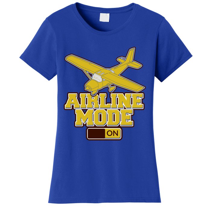 Airline Mode Best C172 Flying Pilot Gift Women's T-Shirt