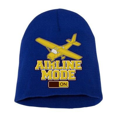 Airline Mode Best C172 Flying Pilot Gift Short Acrylic Beanie