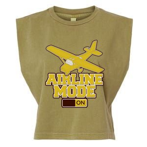 Airline Mode Best C172 Flying Pilot Gift Garment-Dyed Women's Muscle Tee