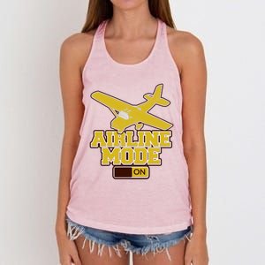 Airline Mode Best C172 Flying Pilot Gift Women's Knotted Racerback Tank