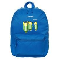 Aa Meeting Battery Alcohol Addict Beer Wine Funny Gift 16 in Basic Backpack