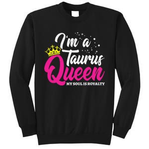 April & May Birthday Astrology Zodiac Taurus Queen Sweatshirt