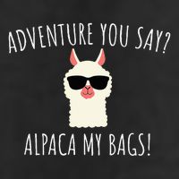 Alpaca My Bags Cute Funny Alpaca & Llama Adult Drive Performance Visor