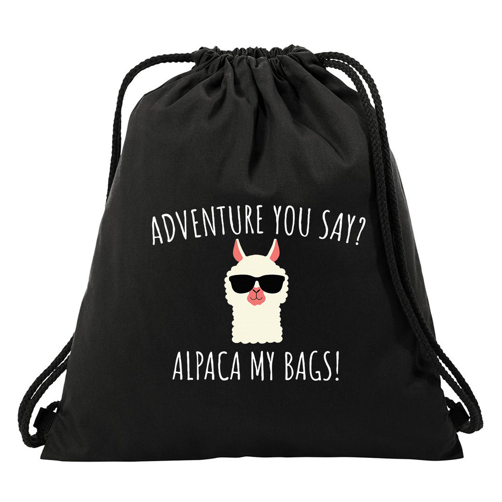 Alpaca My Bags Cute Funny Alpaca & Llama Drawstring Bag