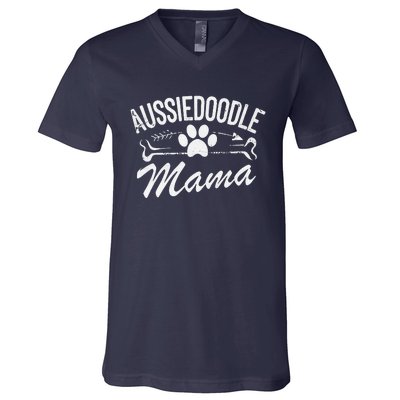 Aussiedoodle Mama Best Dog Owner Mom Ever Mother Day V-Neck T-Shirt