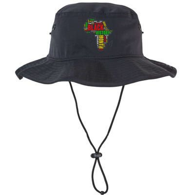 African Map Black History Month Gift Afro America Legacy Cool Fit Booney Bucket Hat