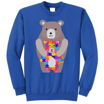 Autism Mama Bear Gift Cool Gift Cute Autistic Hoody Gift Sweatshirt