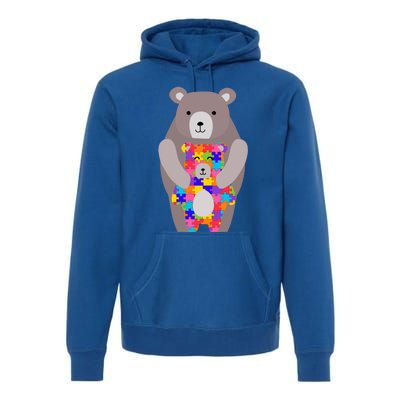 Autism Mama Bear Gift Cool Gift Cute Autistic Hoody Gift Premium Hoodie