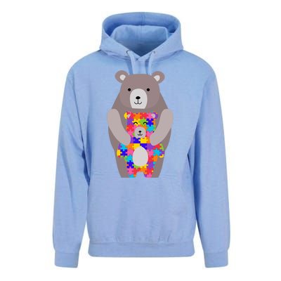 Autism Mama Bear Gift Cool Gift Cute Autistic Hoody Gift Unisex Surf Hoodie