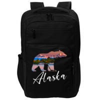 Alaskan Mountains Bear Grizzly Alaska State Souvenirs Impact Tech Backpack