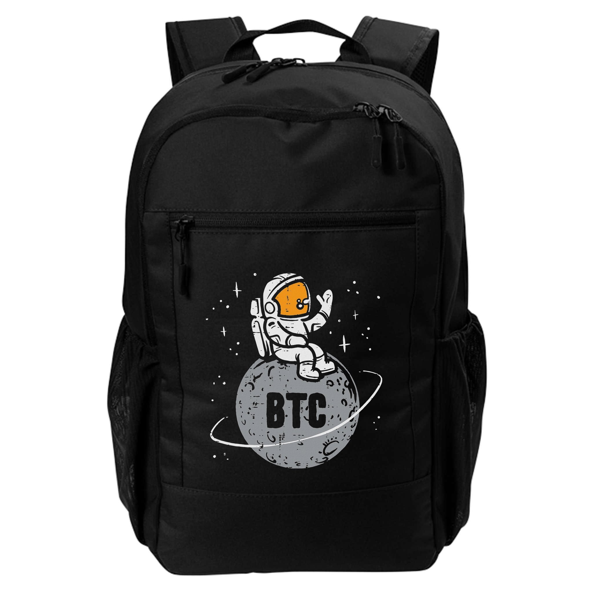 Astronaut Moon Btc Bitcoin Crypto Cryptocurrency Backpack