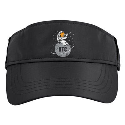 Astronaut Moon Btc Bitcoin Crypto Cryptocurrency Adult Drive Performance Visor