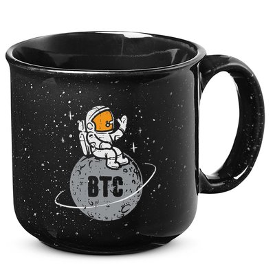 Astronaut Moon Btc Bitcoin Crypto Cryptocurrency 15oz Campfire Ceramic Mug