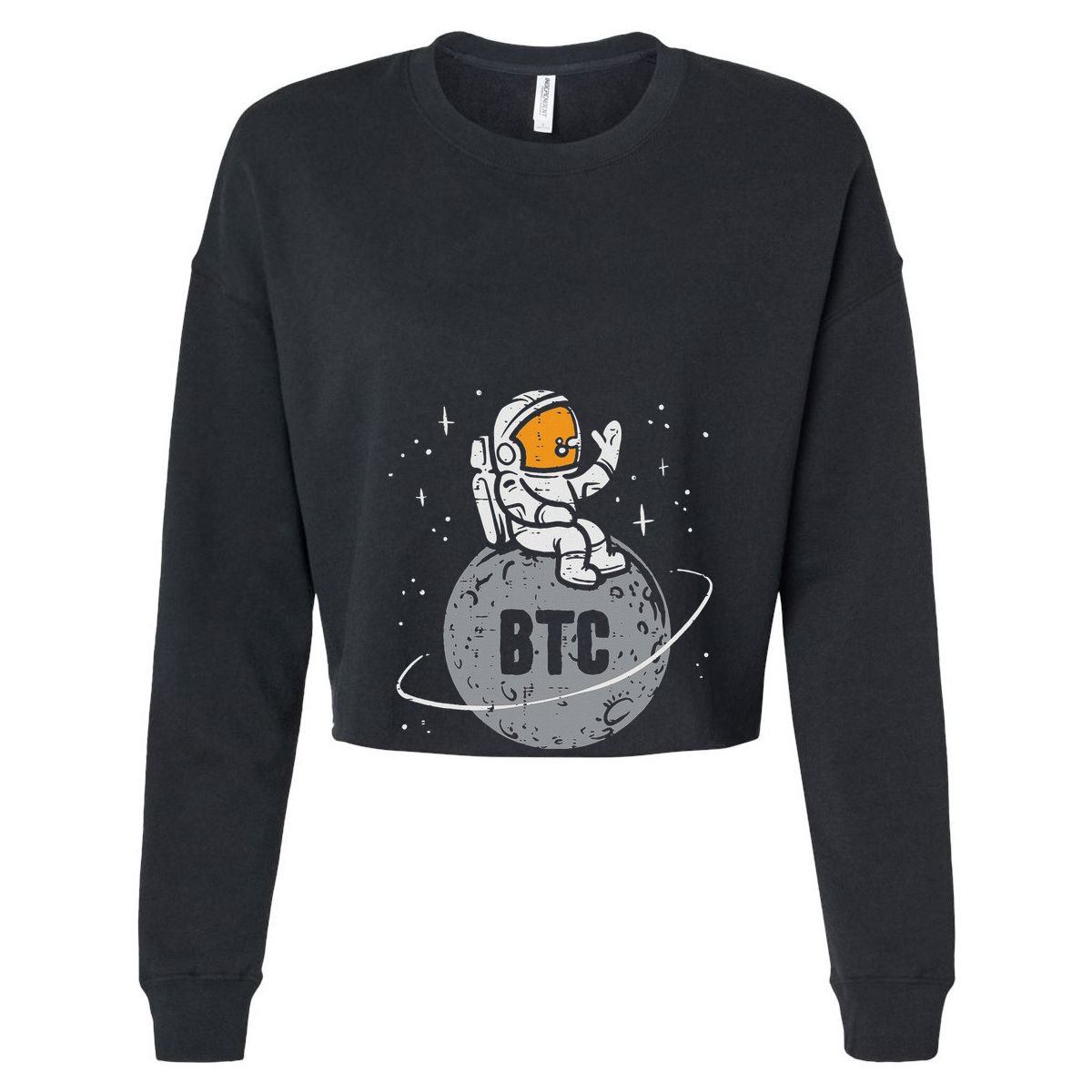 Astronaut Moon Btc Bitcoin Crypto Cryptocurrency Wool Snapback Cap