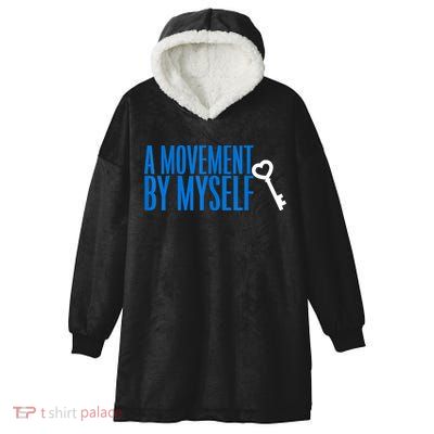A Movement By Myself Hooded Wearable Blanket