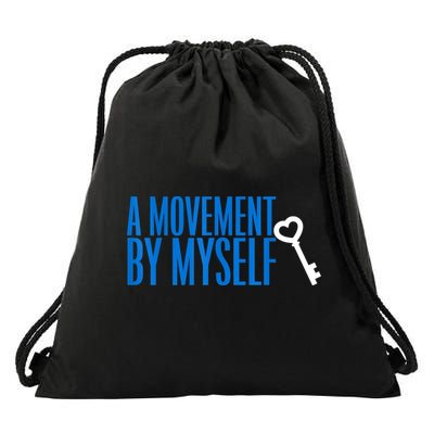 A Movement By Myself Drawstring Bag
