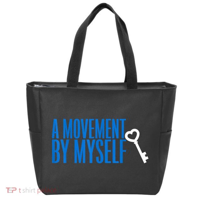 A Movement By Myself Zip Tote Bag