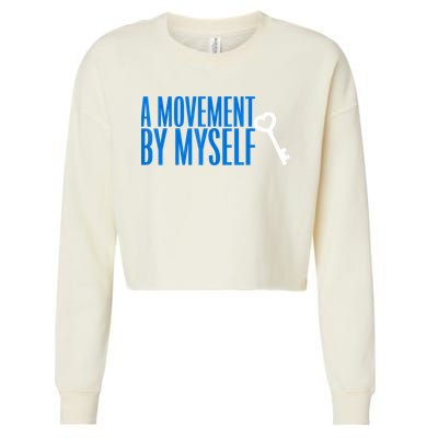 A Movement By Myself Cropped Pullover Crew