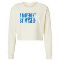 A Movement By Myself Cropped Pullover Crew