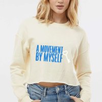 A Movement By Myself Cropped Pullover Crew