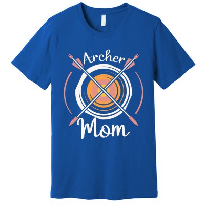 Archer Mom Bowmaster Archery Bow And Arrow Mothers Day Gift Premium T-Shirt