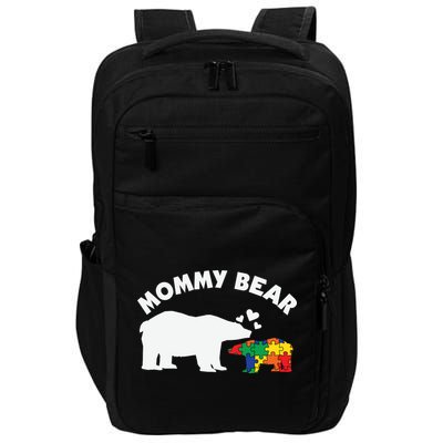 Autism Mommy Bear Autism Awareness Impact Tech Backpack