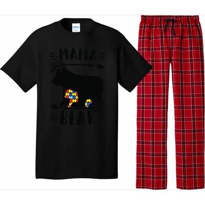 Autism Mama Bear Autism Mother Gift Pajama Set