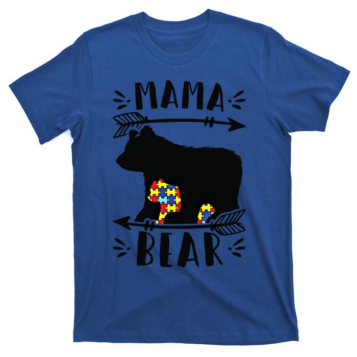 Autism Mama Bear Autism Mother Gift T-Shirt