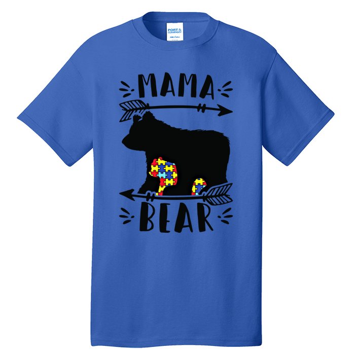 Autism Mama Bear Autism Mother Gift Tall T-Shirt