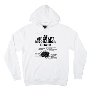 Aircraft Mechanics Brain Shirt Aviation Gift Hoodie