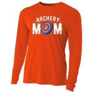 Archery Mom Bow Arrow Shooting Sports Hunter Cooling Performance Long Sleeve Crew