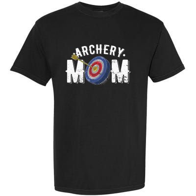 Archery Mom Bow Arrow Shooting Sports Hunter Garment-Dyed Heavyweight T-Shirt